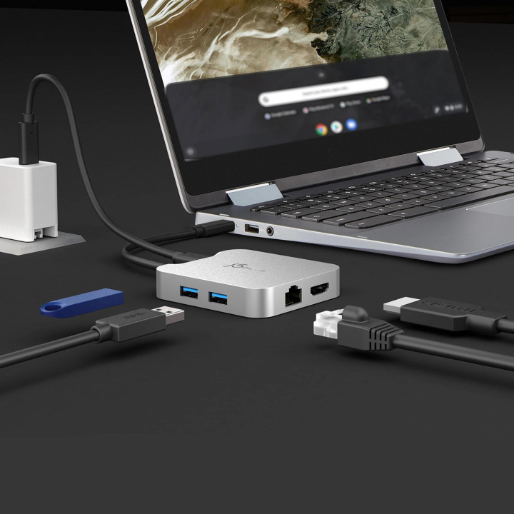 Докинг станция j5create JCD391, HDMI, RJ45, USB, USB-C - JCD391