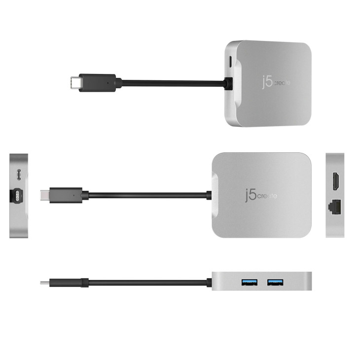 Докинг станция j5create JCD391, HDMI, RJ45, USB, USB-C - JCD391