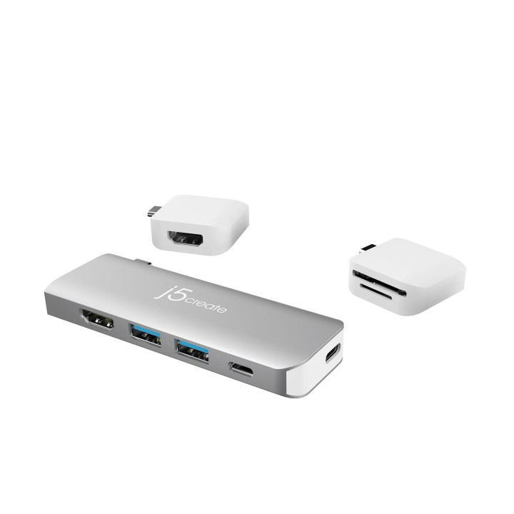 Модулна докинг станция j5create JCD387, 2 модула, USB-C - JCD387