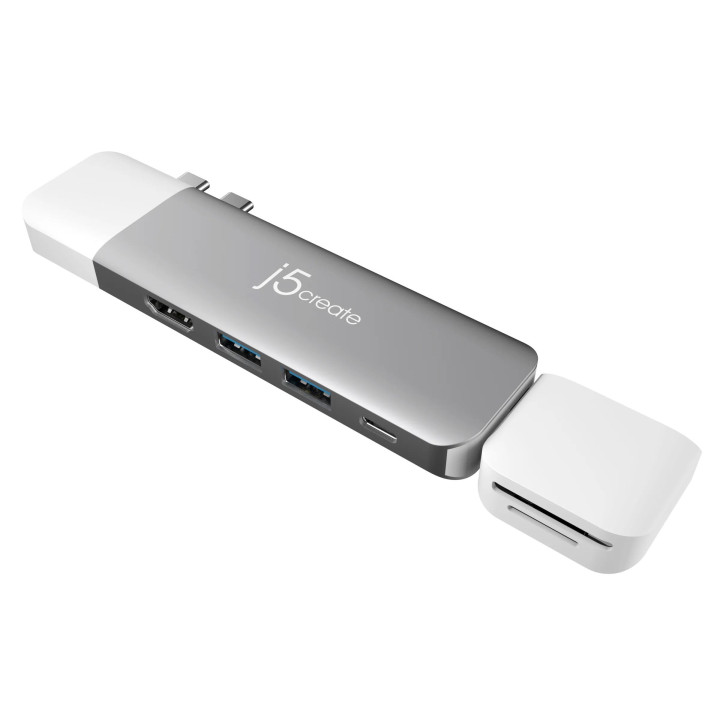 Модулна докинг станция j5create JCD387, 2 модула, USB-C - JCD387