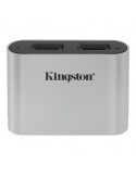 Четец за карти Kingston Workflow Micro SD Reader, USB-C, USB 3.2 - WFS-SDC