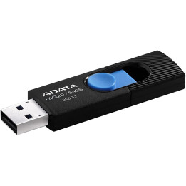Флаш памет Adata 64GB USB UV320 BLACK - AUV320-64G-RBKBL