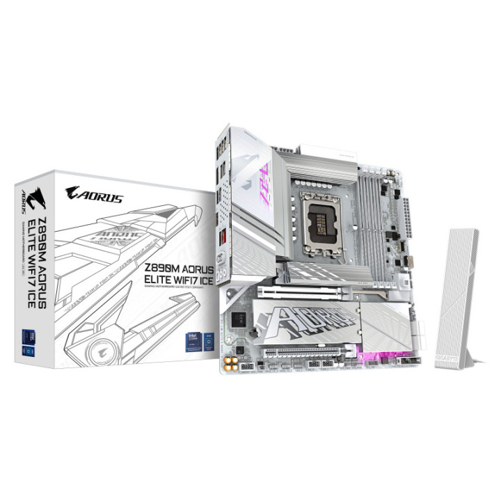 Геймърски компютър ION Aqua V Arctic ARGB с процесор Intel Core Ultra 7 270K Plus, видео карта GeForce RTX 5080 16GB GDDR7, RAM памет 32GB(2x16GB) DDR5 6000MHz, SSD 1TB M2 PCIE GEN4 2280 NVMe 6000/ 5000MB/s, Wi-Fi 7