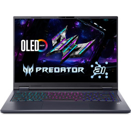 Лаптоп ACER Predator Helios Neo 14 AI PHN14-71-789G, 14.5" WQXGA 165Hz, Intel Core Ultra 7 255H, RTX 5060 8GB, 16GB LPDDR5X, 1TB