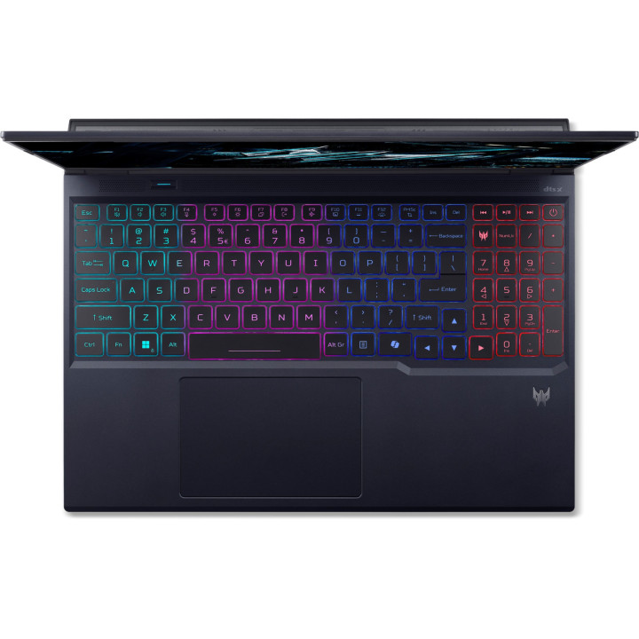 Лаптоп ACER Predator Helios Neo 16 AI PHN16-73-9649, 16" WQXGA 240Hz, Intel Core Ultra 9 275HX, RTX 5070 Ti 12GB, 16GB DDR5 6400
