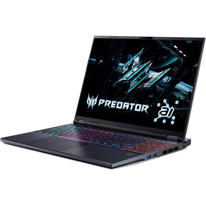 Лаптоп ACER Predator Helios Neo 16 AI PHN16-73-9649, 16" WQXGA 240Hz, Intel Core Ultra 9 275HX, RTX 5070 Ti 12GB, 16GB DDR5 6400