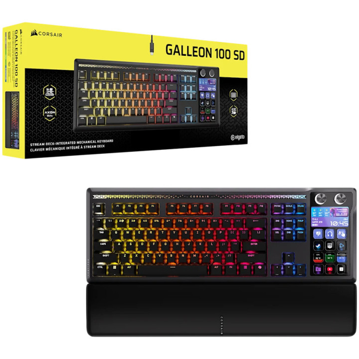 Механична геймърска клавиатура CORSAIR Galleon 100 SD RGB - CH-912A31I-NA - 1