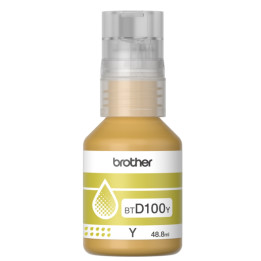 Консуматив Brother BT-D100Y, жълто мастило, 48.8 ml, 5000 страници - BTD100Y - 1