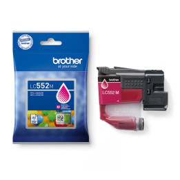 Мастилена касета  Brother LC552M, Magenta, 550 страници - 1