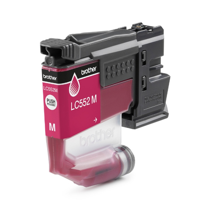 Мастилена касета  Brother LC552M, Magenta, 550 страници - 2