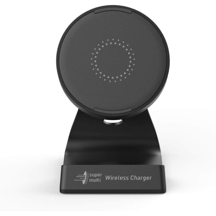 Безжично зарядно устройство HITACHI-LG HLW-TNMP7, 15W Fast Charging, Бяло/Черно - AEUG0B1 - 3
