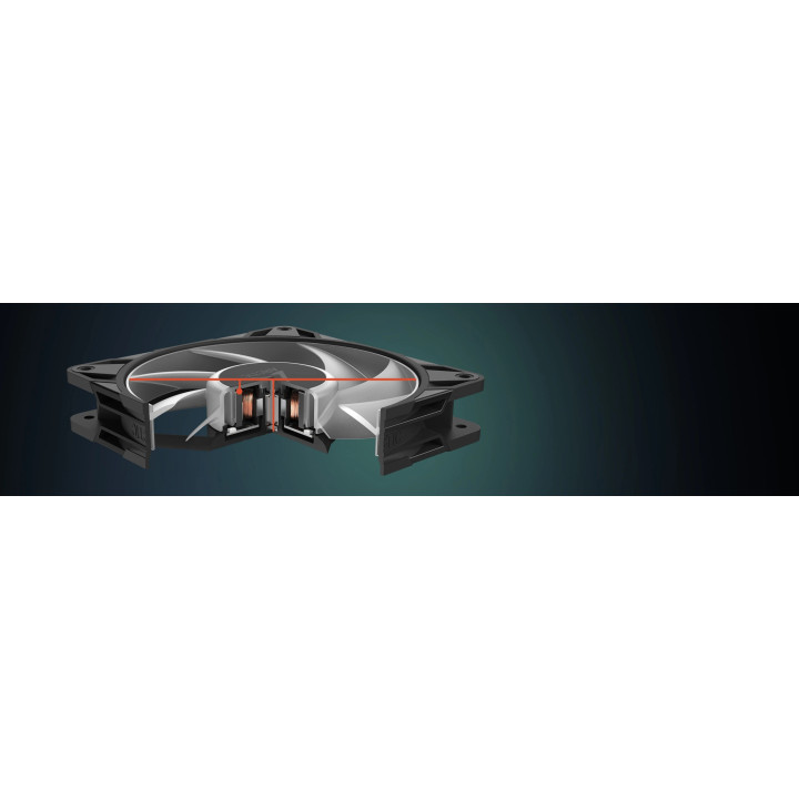 Вентилатор Arctic P12 Pro A-RGB, 120mm, 2000 RPM, Fluid Dynamic Bearing - ACFAN00344A - 12
