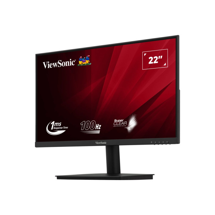 Монитор ViewSonic VA220-H, 22" Full HD VA, 1920x1080, 100Hz, HDMI/VGA - 8