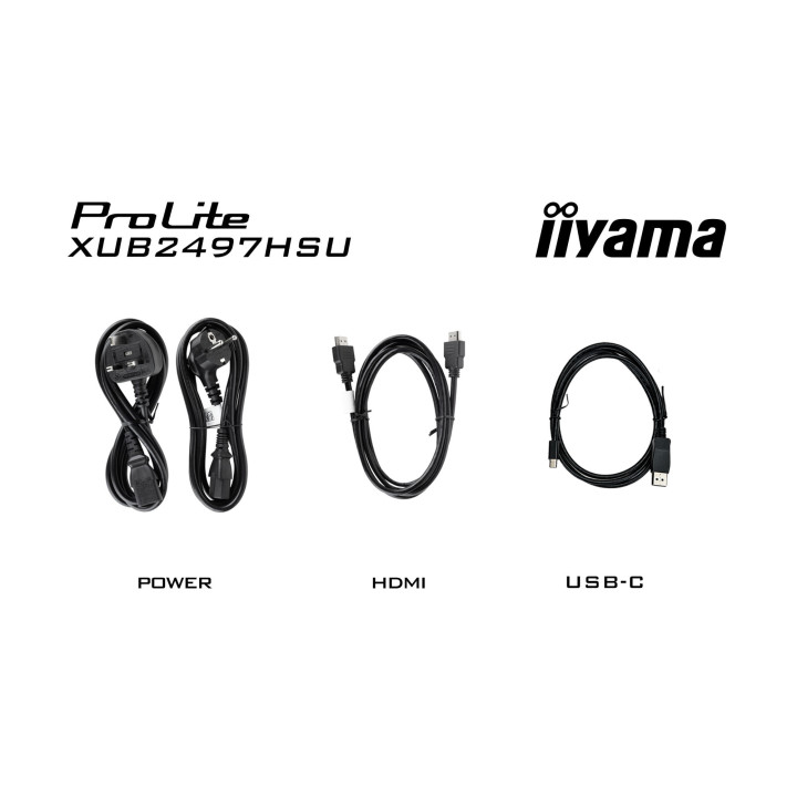 Монитор IIYAMA XUB2497HSN-B1, 23.8" Full HD IPS, 100Hz - 12