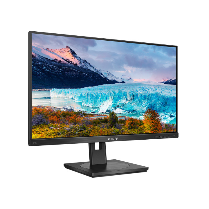 Монитор Philips 272S1M, 27" Full HD IPS, 75 Hz,  102% от sRGB цветовия спектър - 272S1M/00 - 2