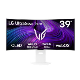 Монитор LG UltraGear 39GX90SA-W, 39" OLED Curved 21:9 3440x1440 240Hz - 39GX90SA-W - 1