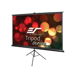 Екран на стойка трипод Elite T120UWH, 120" (16:9) 266.7 x 150.1 cm, 16:9, височина 330/ 214 см., черна стойка, MaxWhite - 1