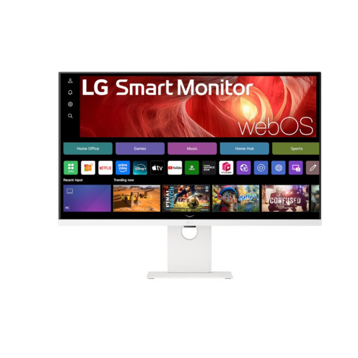 Монитор LG 37U730SA-W, 37" 4K IPS Anti-Glare, webOS с Netflix, YouTube и облачен гейминг, вградени стерео високоговорители - 2