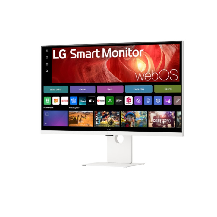 Монитор LG 37U730SA-W, 37" 4K IPS Anti-Glare, webOS с Netflix, YouTube и облачен гейминг, вградени стерео високоговорители - 3
