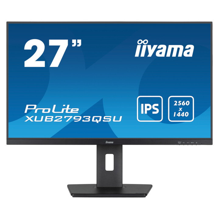 Монитор IIYAMA XUB2793QSU-B7, 27" 2560x1440 IPS, 100Hz, 1ms  - 1