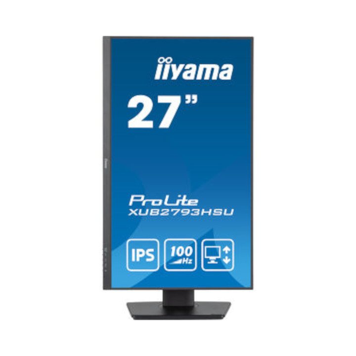Монитор IIYAMA XUB2793HSU-B7, 27" Full HD IPS, 100Hz, 1ms, Adaptive Sync - 2