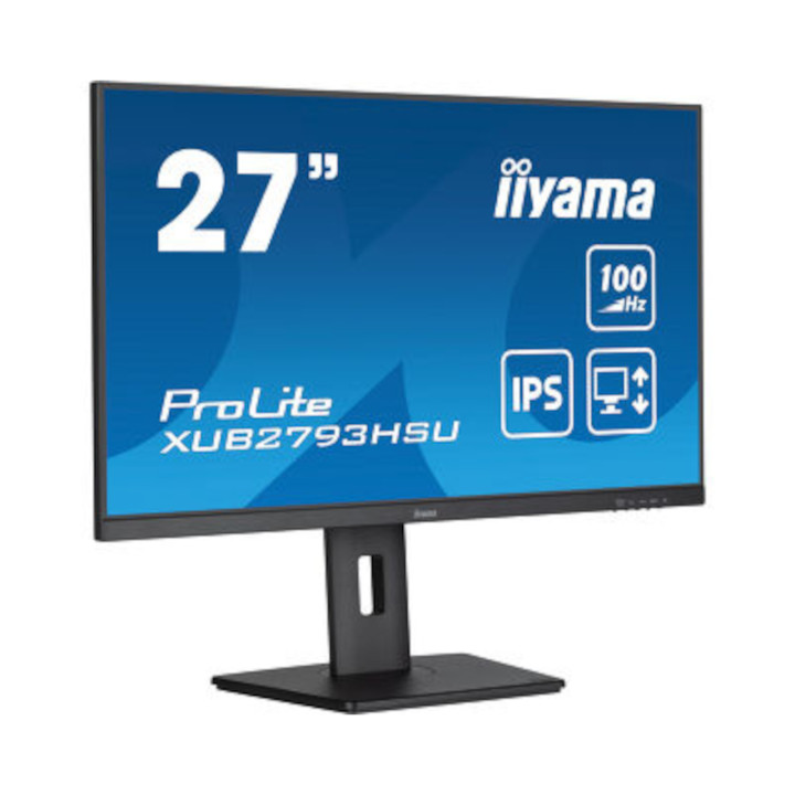 Монитор IIYAMA XUB2793HSU-B7, 27" Full HD IPS, 100Hz, 1ms, Adaptive Sync - 3