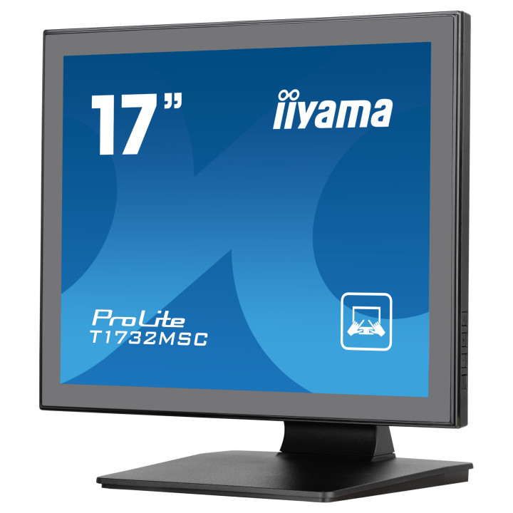 Монитор IIYAMA T1732MSC-B1SAG, 17" XGA TN Тъчскрийн, защита IP54 - 4