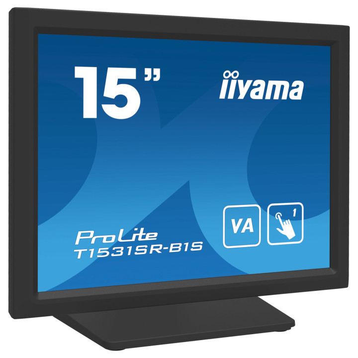 Монитор IIYAMA T1531SR-B1S, 15" XGA VA Resistive Touch, IP54 защита - 2
