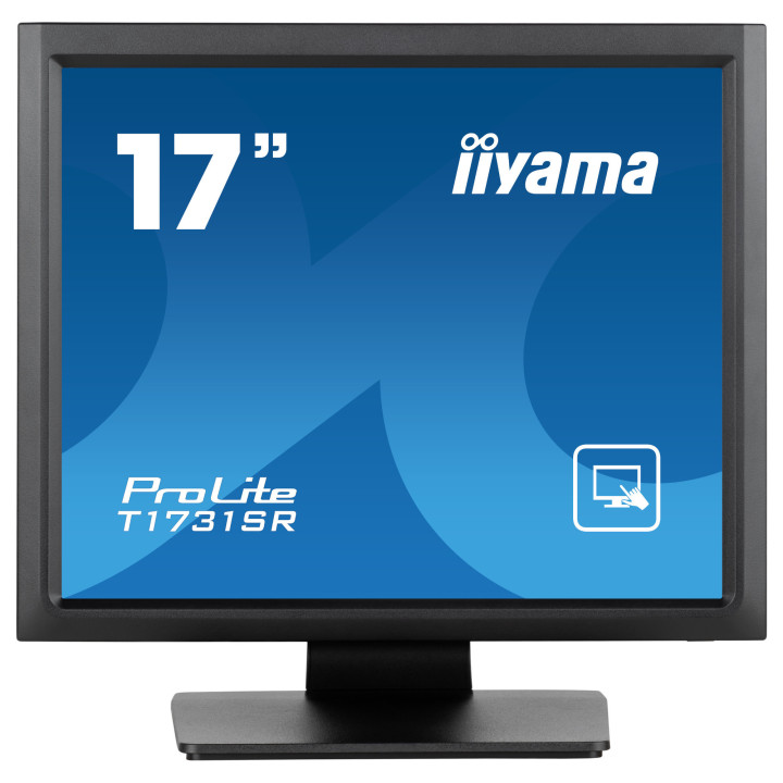 Монитор IIYAMA T1731SR-B1S, 17" 1280x1024 TN Тъчскрийн, IP54 защит - 1
