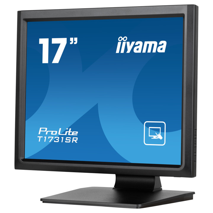 Монитор IIYAMA T1731SR-B1S, 17" 1280x1024 TN Тъчскрийн, IP54 защит - 2