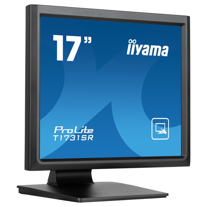 Монитор IIYAMA T1731SR-B1S, 17" 1280x1024 TN Тъчскрийн, IP54 защит - 3
