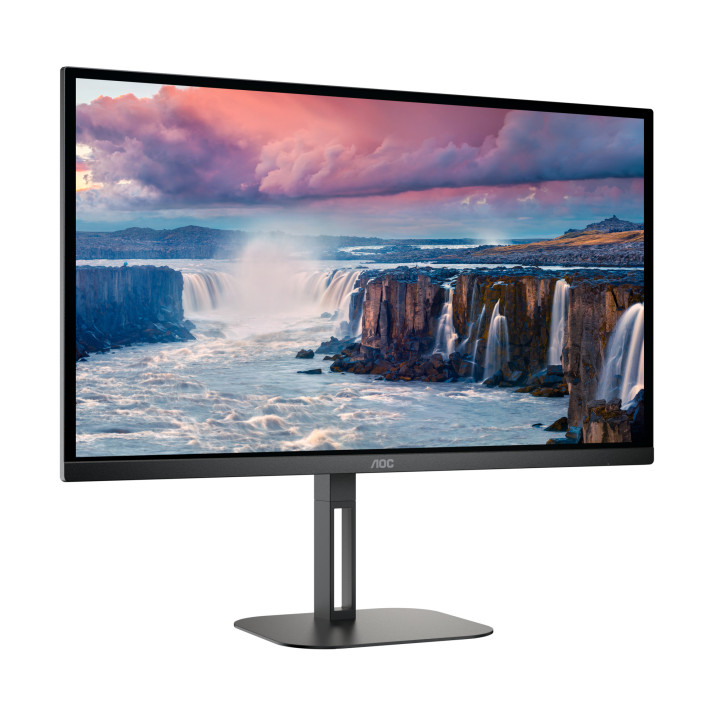 Монитор AOC Q27V5N/BK, 27" 2560x1440 VA, 75Hz, 1ms - 3