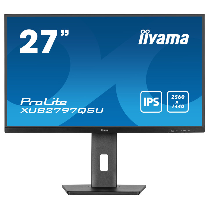 Монитор IIYAMA XUB2797QSU-B1, 27" 2560x1440 IPS, 100 Hz, 99% sRGB - 1
