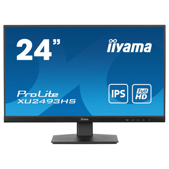 Монитор IIYAMA XU2493HS-B6, 23.8" Full HD IPS, 100Hz честота и време за реакция 0.5ms - 1