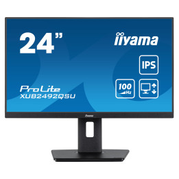 Монитор IIYAMA XUB2492QSU-B1, 23.8" 2560x1440 IPS, USB Hub, Type-C - 1