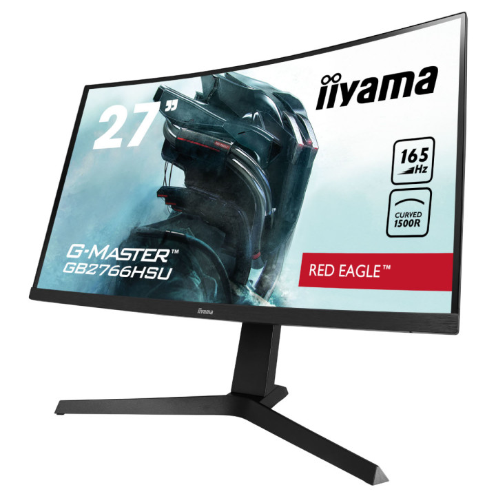 Монитор IIYAMA GB2766HSU-B1, 27" VA 1920x1080, 165Hz, 1ms, AMD FreeSync, регулируема стойка - 2