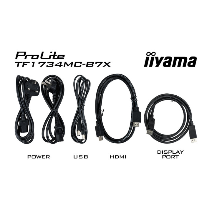Монитор IIYAMA TF1734MC-B7X, 17" 1280x1024 TN Capacitive Touch - 8