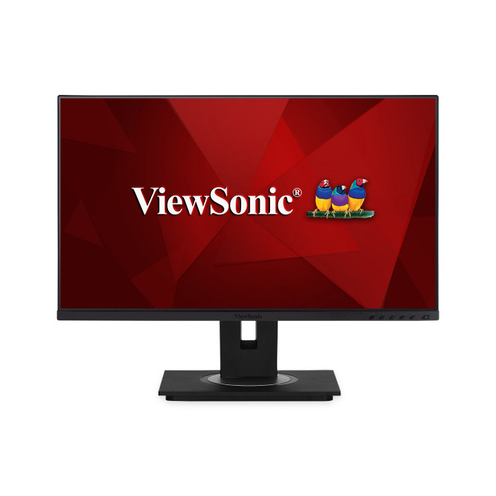 Монитор ViewSonic VG2456, 23.8" Full HD IPS, USB-C Docking станция, пълна ергономична стойка и вградени колонки - 1