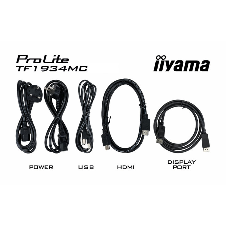 Тъч монитор IIYAMA TF1934MC-B7X, 19" SXGA IPS Capacitive Multi-touch - 4