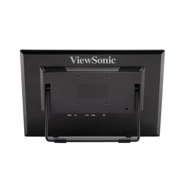 Монитор ViewSonic TD1630-3, 15.6" HD TN Тъчскрийн, 1366x768 ,10 points touch, 12ms, 220 cd/m2, 500:1, VGA, HDMI, USB, speakers -