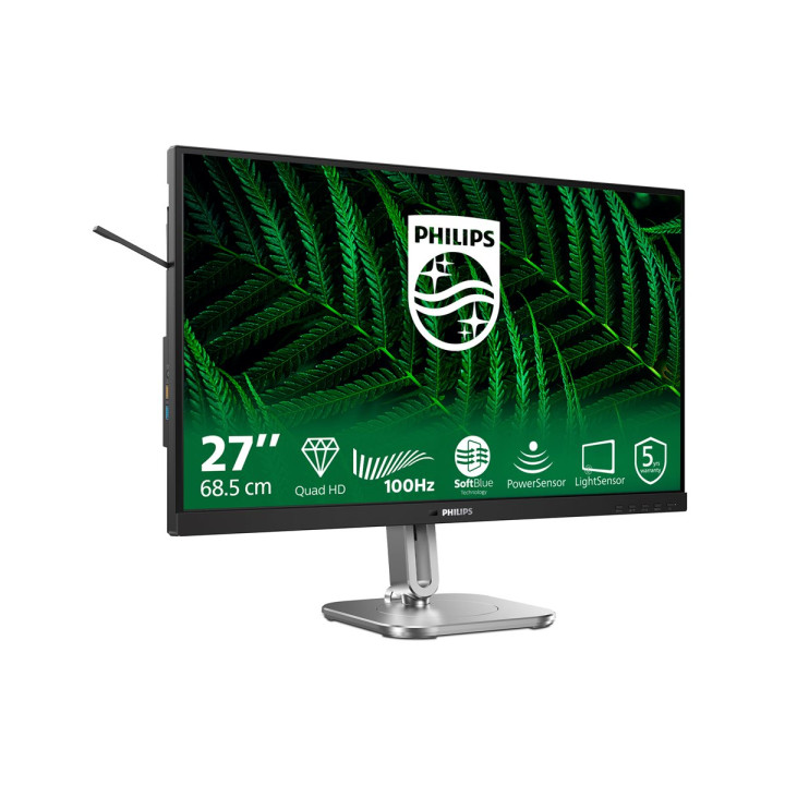 Монитор Philips 27B2G5500, 27" QHD IPS 100Hz, 108% sRGB, 94% NTSC, LowBlue режим - 27B2G5500/00 - 4