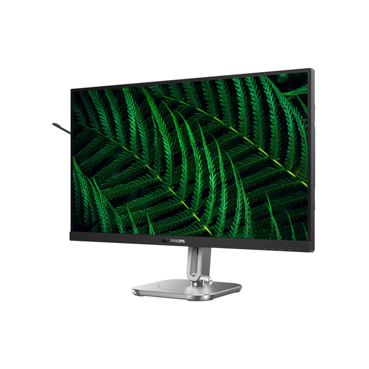 Монитор PHILIPS 27B2G5601/00, 27" QHD IPS 2560x1440 100Hz, докинг USB-C с до 96W захранване, Ethernet - 6