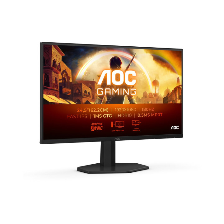 Монитор AOC 25G42E, 24.5" Full HD IPS 180Hz 0.5ms, Adaptive-Sync - 3