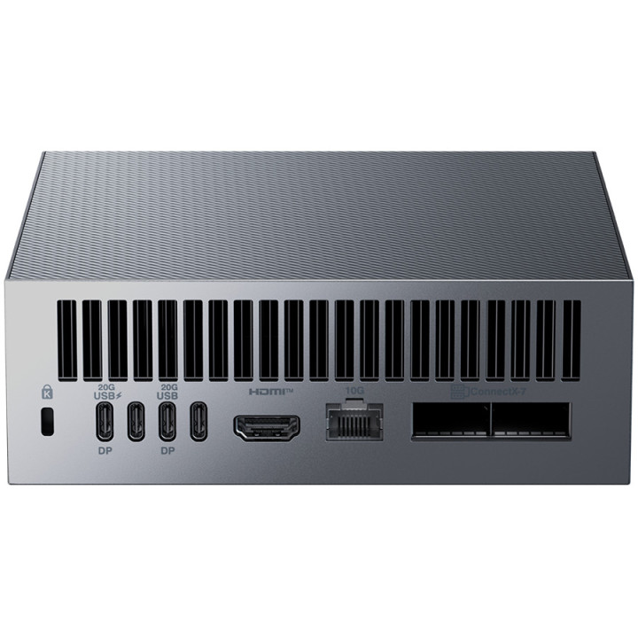 Мини компютър ASUS Ascent GX10-GG0003BN, Mini, ARM v9.2-A (GB10), NVIDIA Blackwell, 128GB LPDDR5x, 1TB SSD NVMe, Ubuntu Linux - 
