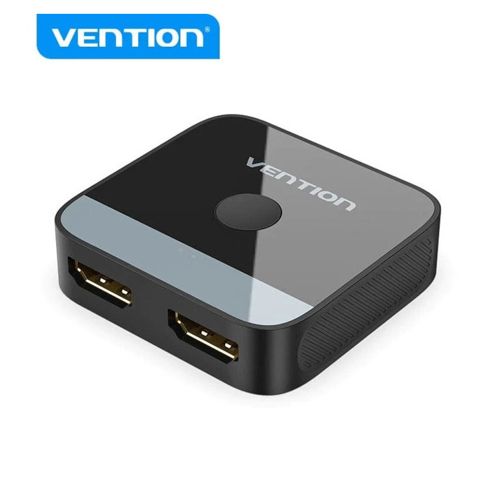 Разклонител превключвател Vention HDMI 2.0 Switcher/Splitter 2-Port Bi-Direction 4K Black - AKOB0