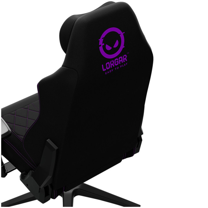 Геймърски стол LORGAR CHA41, Черно/лилаво - LRG-CHA41-BK-PR - 18