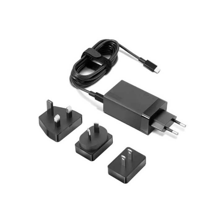 Захранване Lenovo, 65W USB-C Travel Adapter, 4 международни щепсела - 40AW0065WW - 2