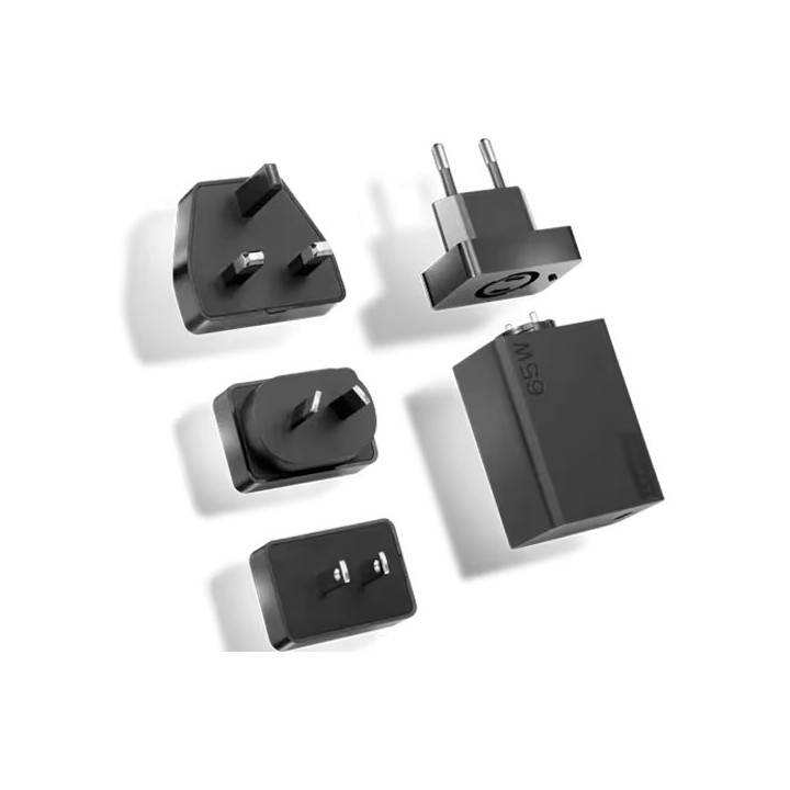 Захранване Lenovo, 65W USB-C Travel Adapter, 4 международни щепсела - 40AW0065WW - 4
