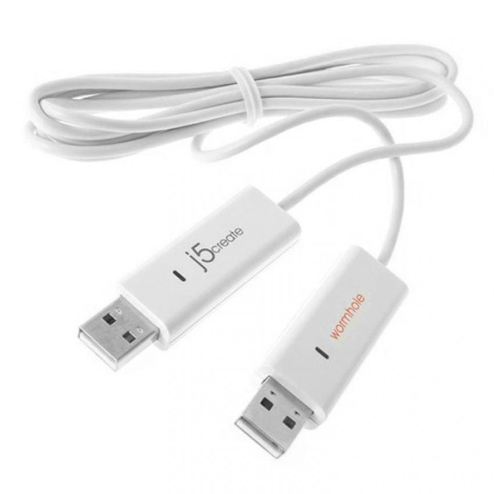 Дата кабел j5create JUC400, USB 2.0 A мъжко - J5-JUC400 - 1