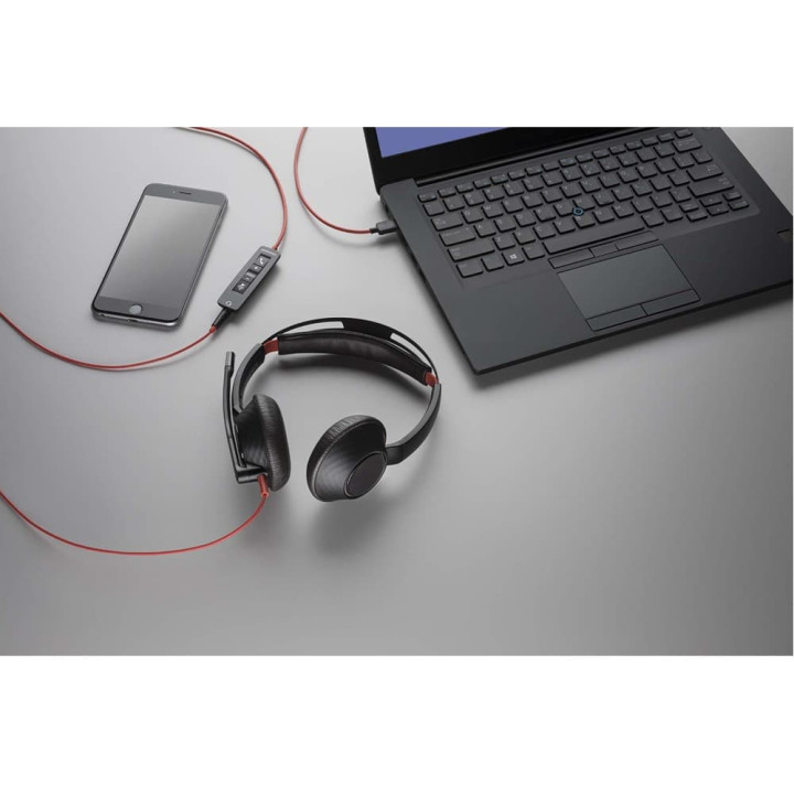 Слушалки POLY Blackwire C5220, Stereo Type-C с микрофон - 8X231AA - 3